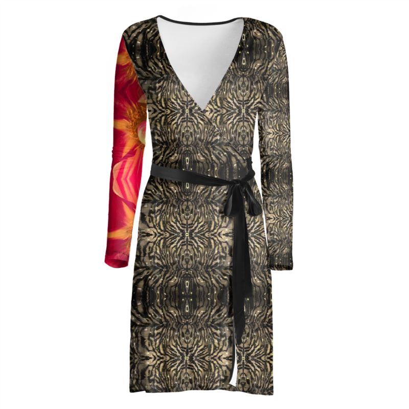 Tiger Stars Wrap Dress