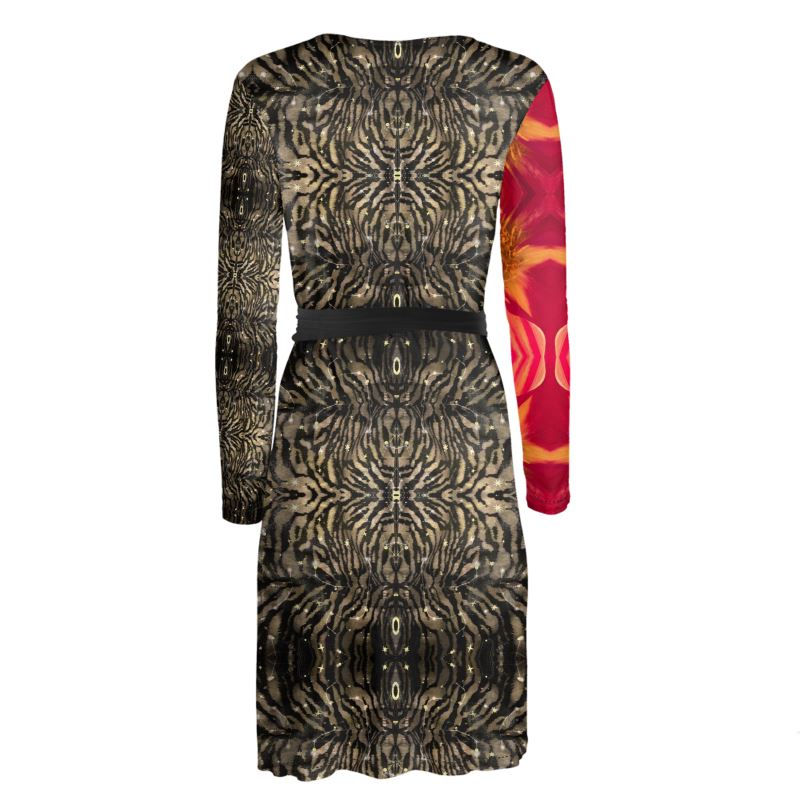 Tiger Stars Wrap Dress