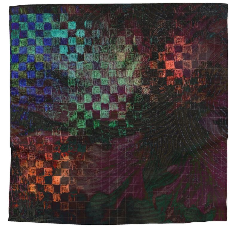 Ordered Chaos Silk Scarf