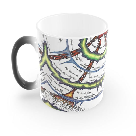 “Strings” Heat-Changing Mug