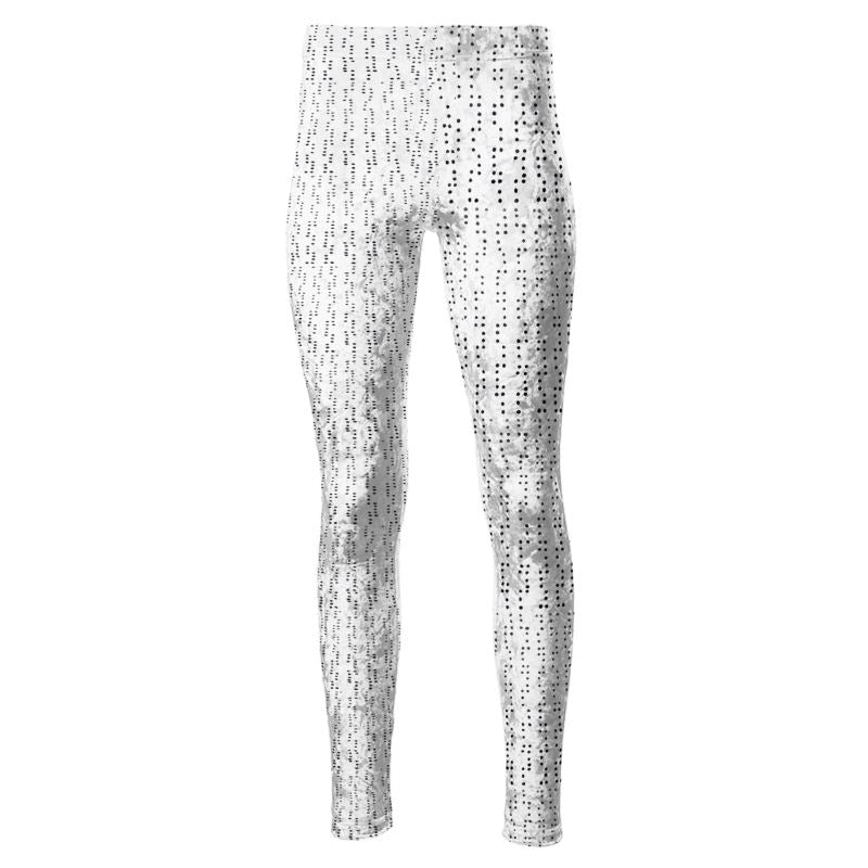 “No Dice” High-Waisted Crushed Velvet Leggings